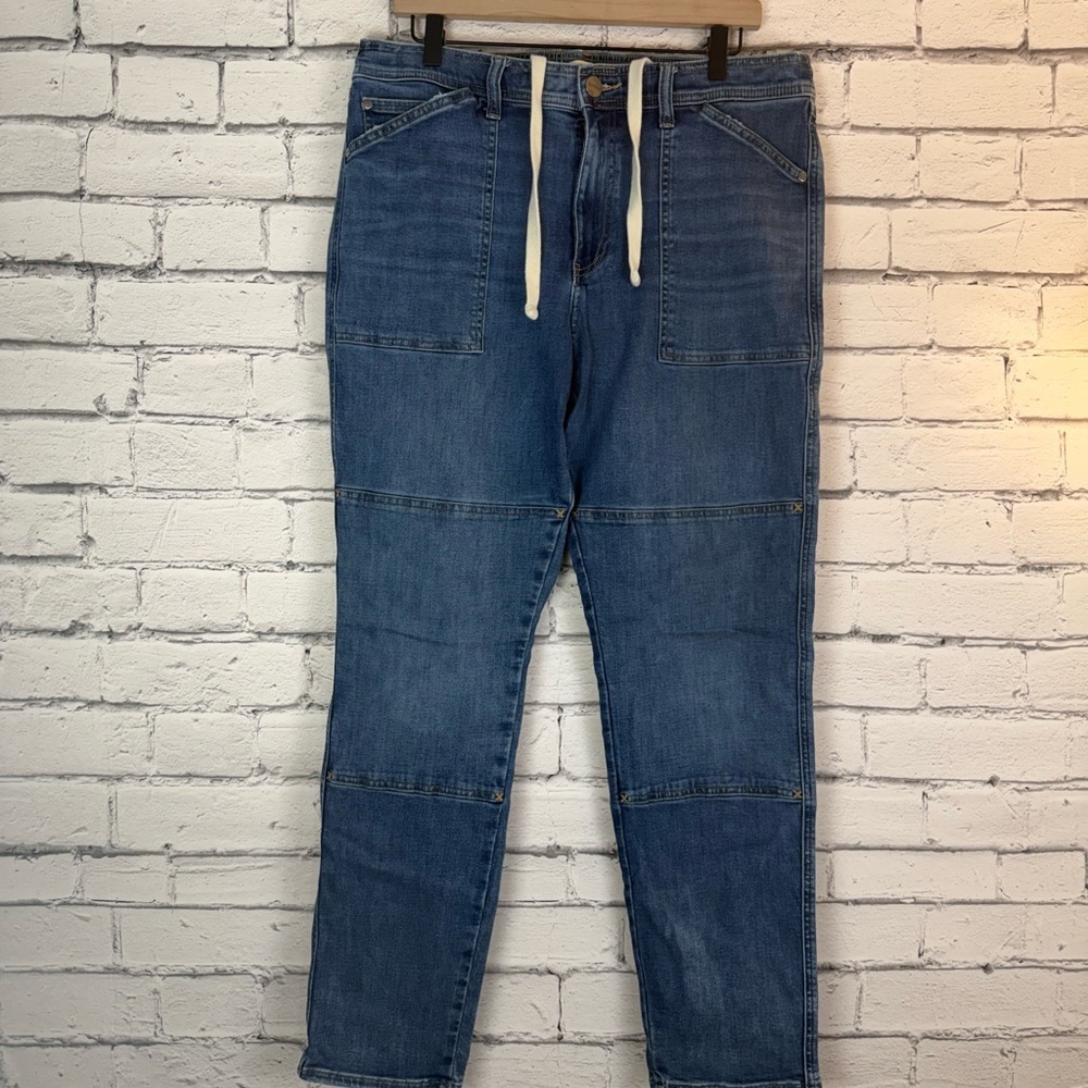 Upwest Men’s Vintage Wash Carpenter Utility Jeans Slim Straight Size Large EUC